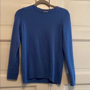 Blue cashmere LL Bean sweater